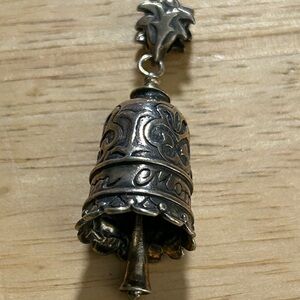 Jewelry John In Texas Mom Bell Necklace Pendant Sterling Silver Marked JJ